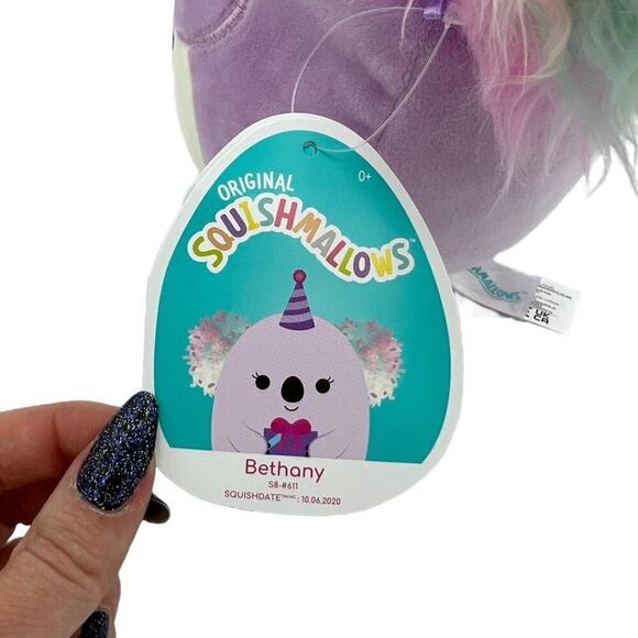 Squishmallows 8” Bethany Koala Birthday Squishmallow, NWT - Picture 2 of 3